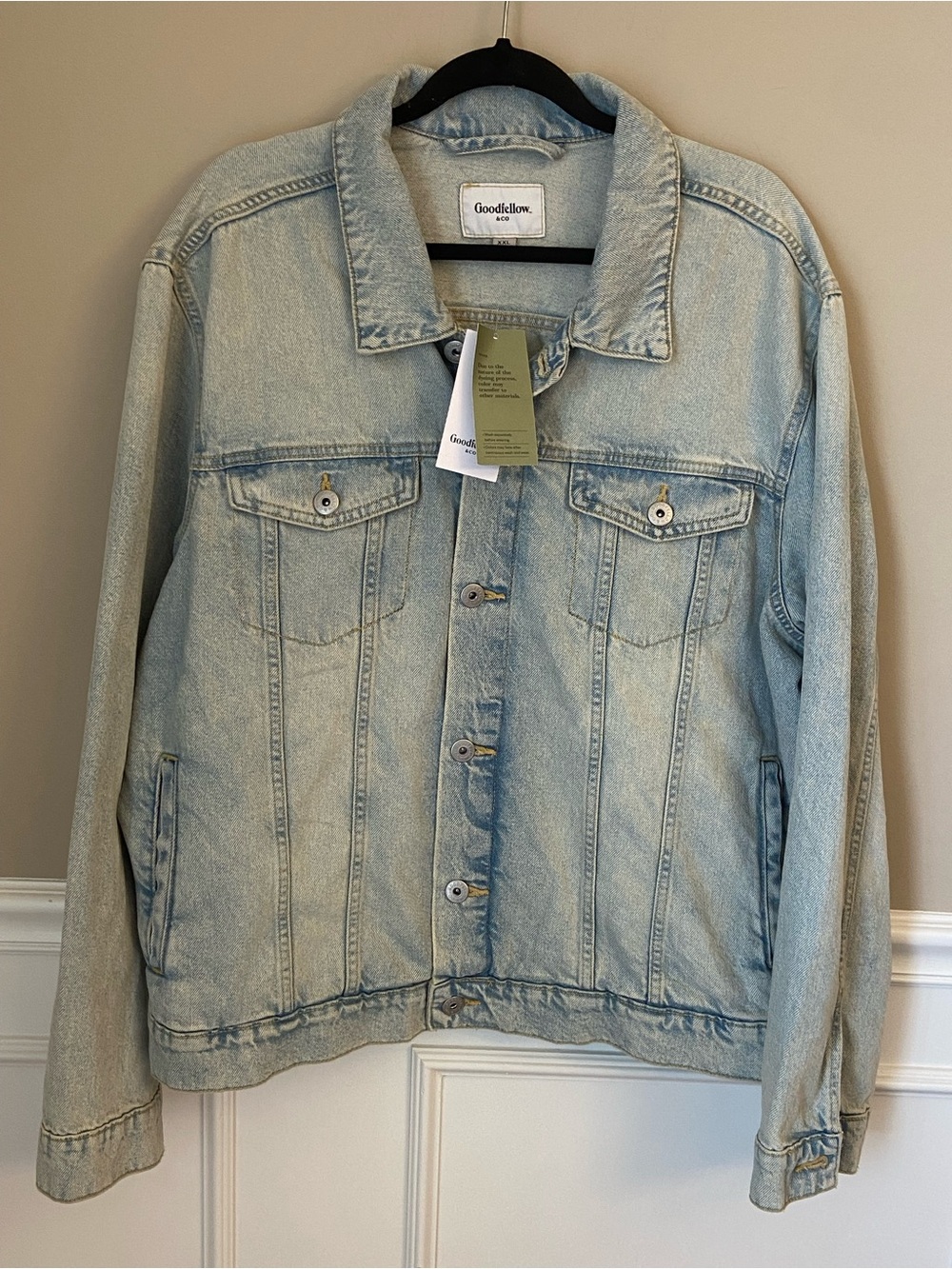 Goodfellow & Co Men’s Light Wash Denim Jacket - XXL- NWT